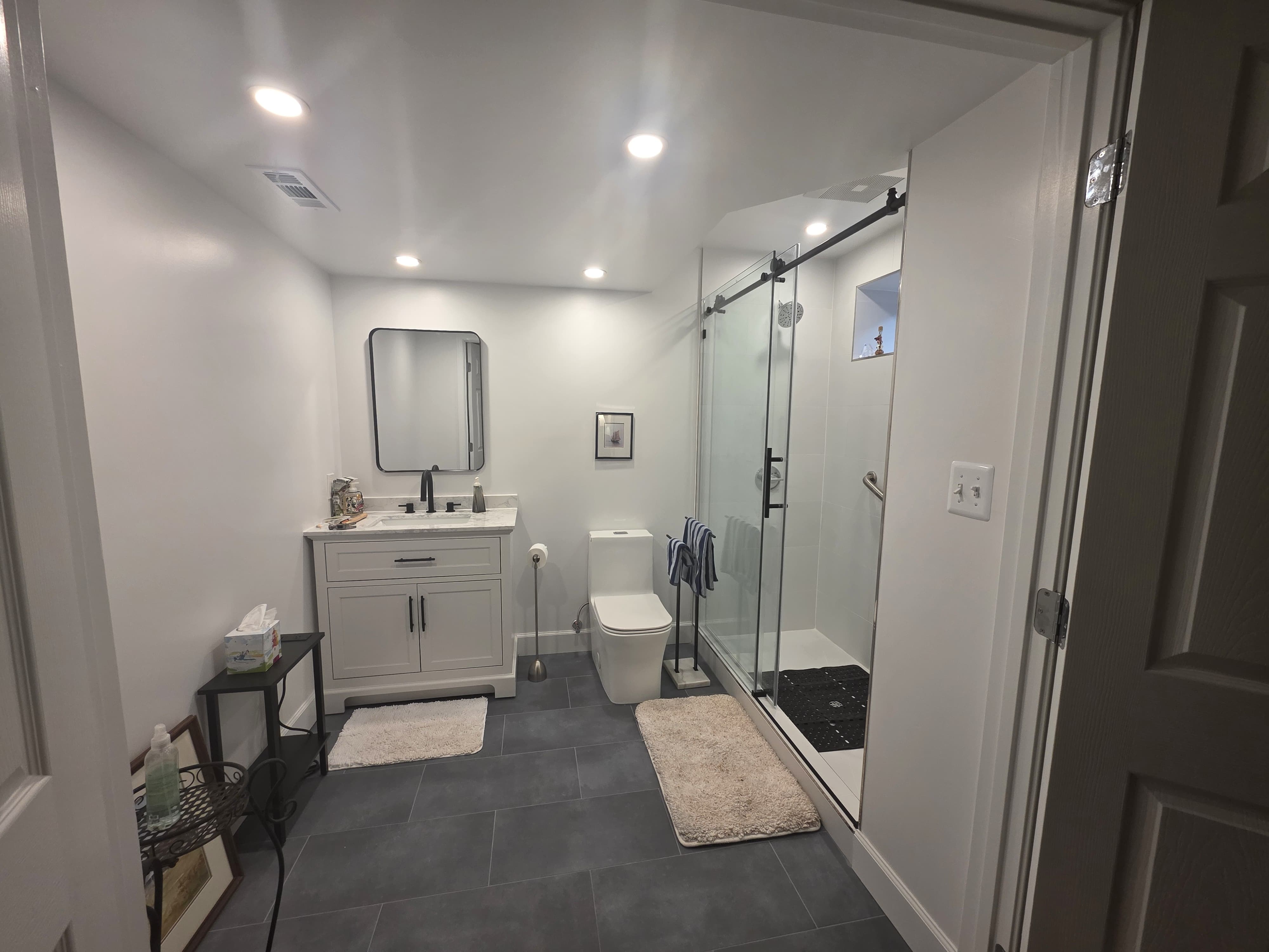 Bathroom remodel example